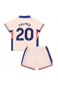 Chelsea Cole Palmer #20 Jalkapallovaatteet Lasten Vieraspeliasu 2024-25 Lyhythihainen (+ Lyhyet housut)